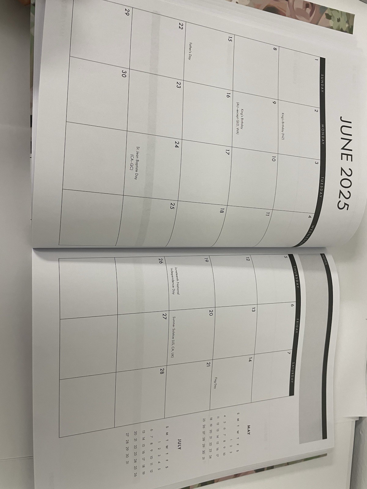Punch Studio 12 Months Multicolor Floral 2025 Planner Monthly & Weekly Planner