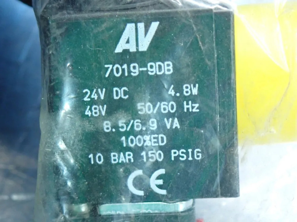 AUTOMATIC VALVE USA 7019-9DB SOLENOID COIL 10BAR- 150PSIG 04200651271