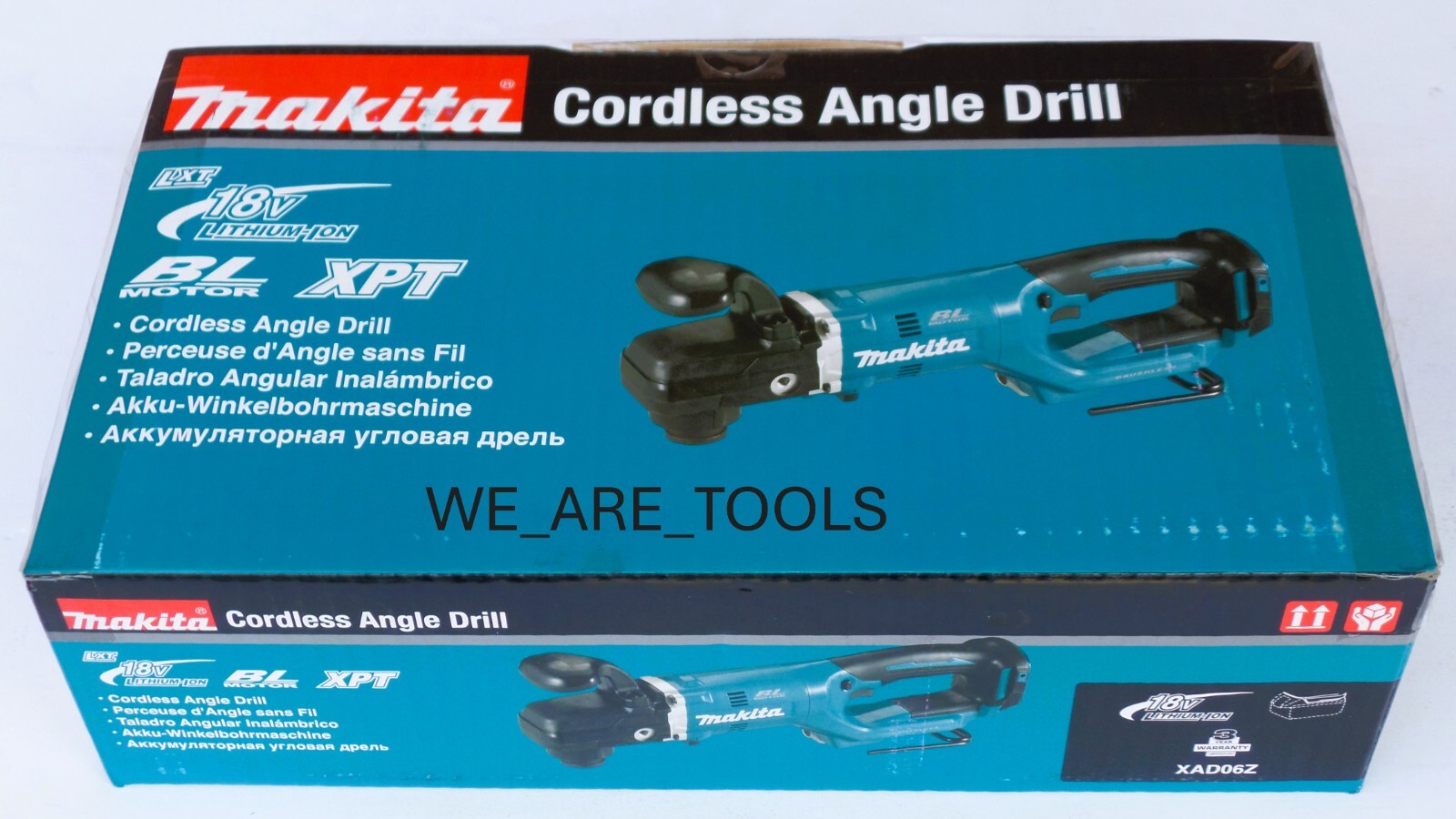 New IN BOX Makita XAD06Z 18V Brushless Cordless 7/16″ Hex Right Angle Drill