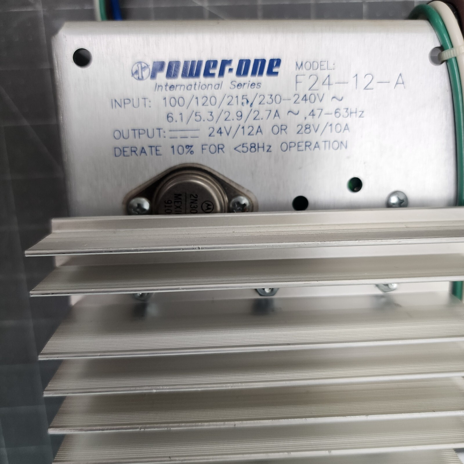 Power-One F24-12-A 24/28V 12A Output Transformer 120/230VAC Input [B0S4]