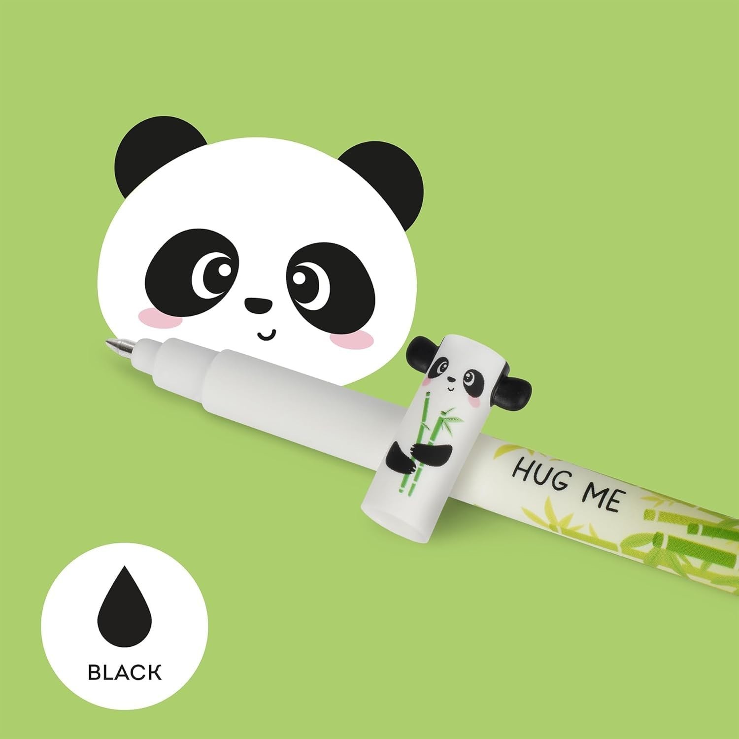 Legami 8 Erasable Gel Pens 0.7mm Tip – Panda Bunny Corgi Teddy Llama Unicorn