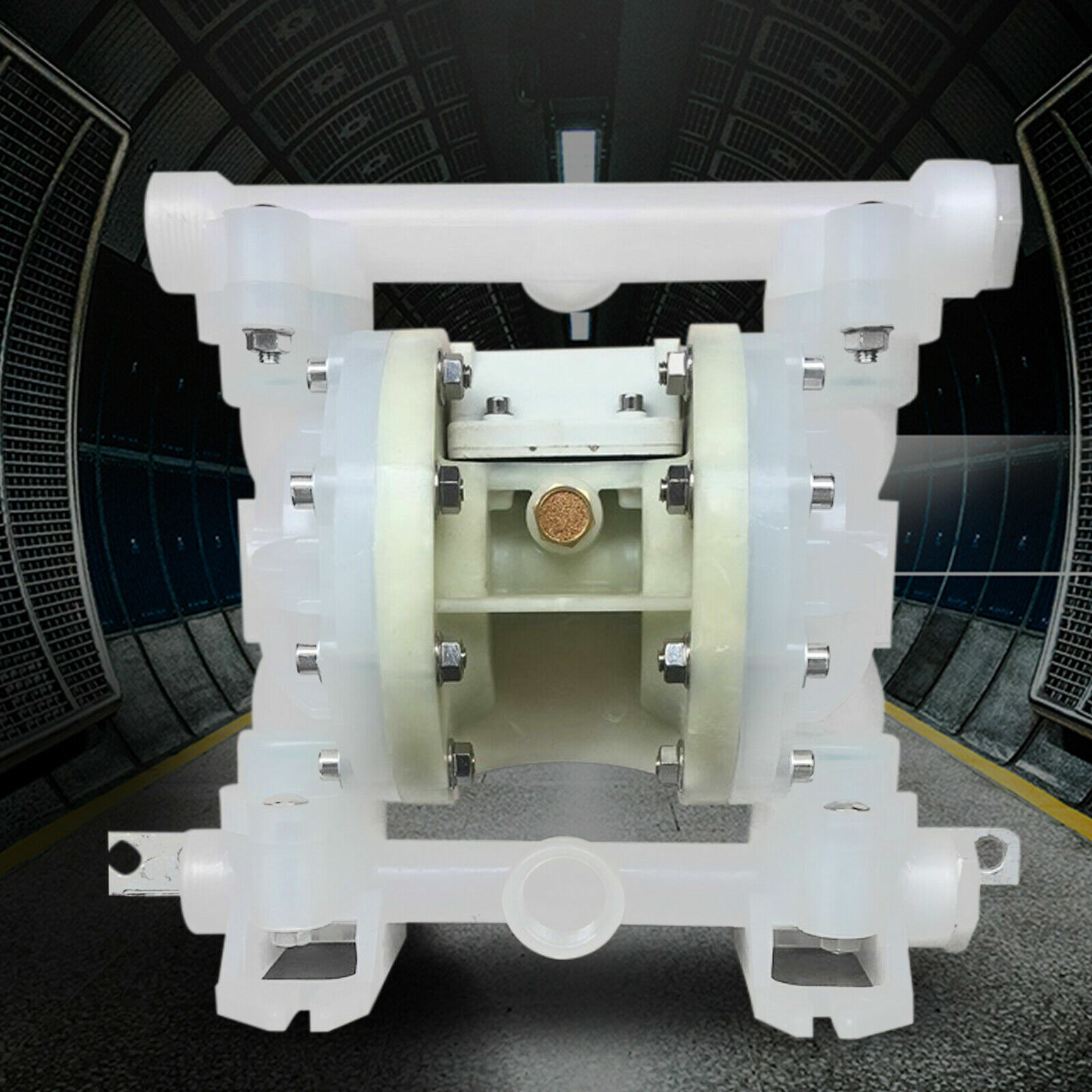 Air-Operated Double Diaphragm Pump Air Poly Pump Chemical Polypropylene