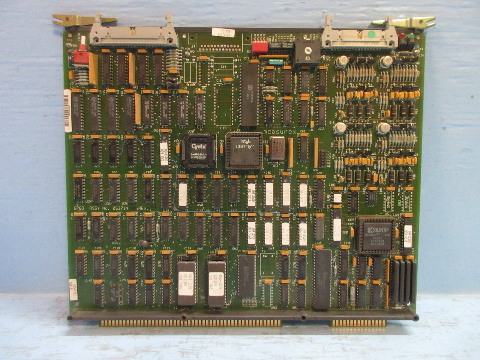 Measurex 05371400 Rev H GP63 Transition Module PLC Board 053714-00 Revision H