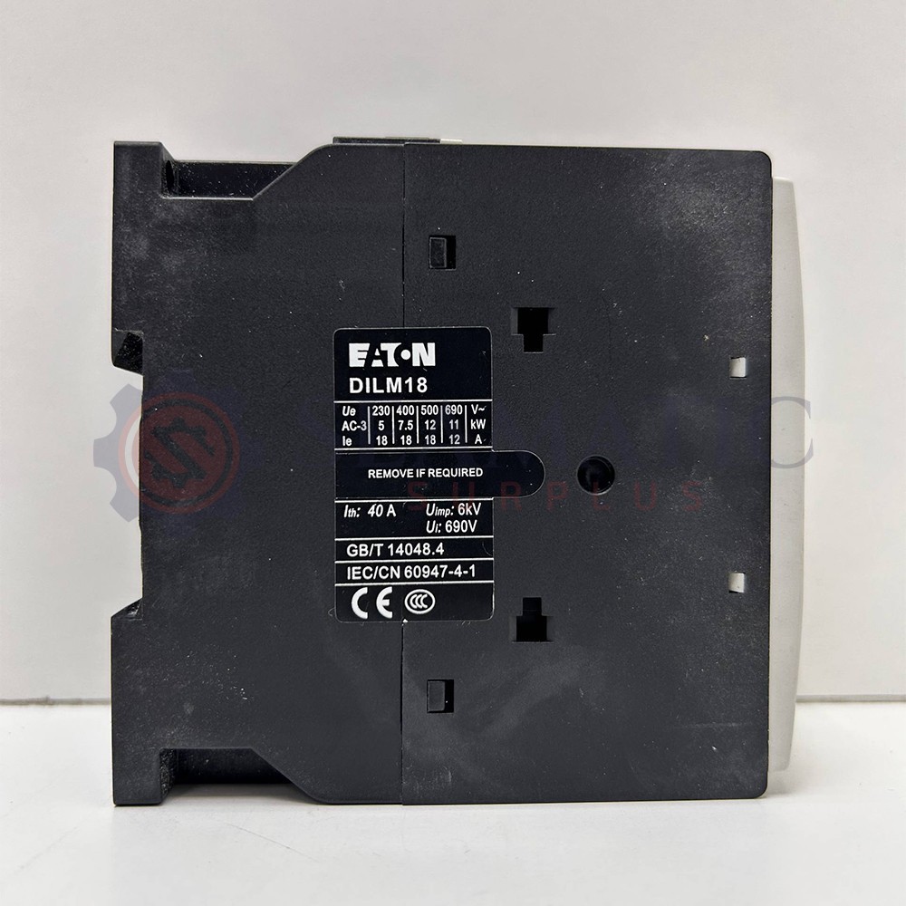 NEW EATON DILM18-10N DC CONTACTOR DC24V, V#1314