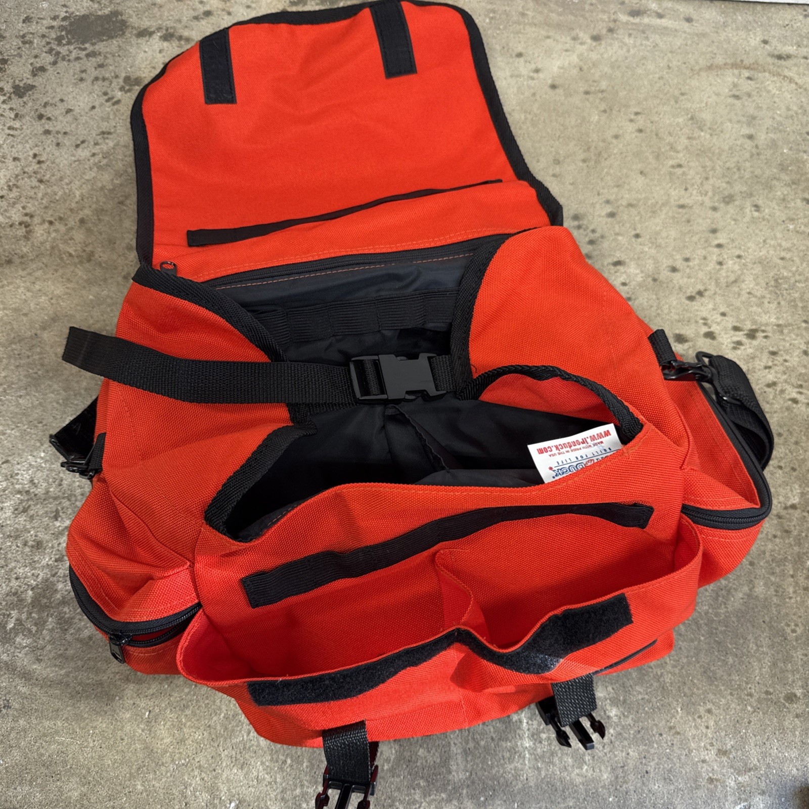 Vintage Iron Duck Built For Life 36001S Orange Standard Trauma Bag USA