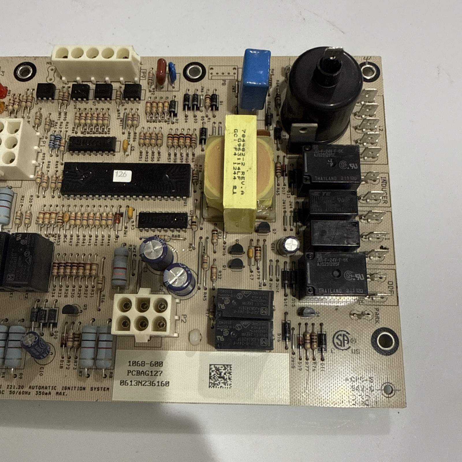 Goodman Amana PCBAG127 Furnace Control Circuit 1068-600 used