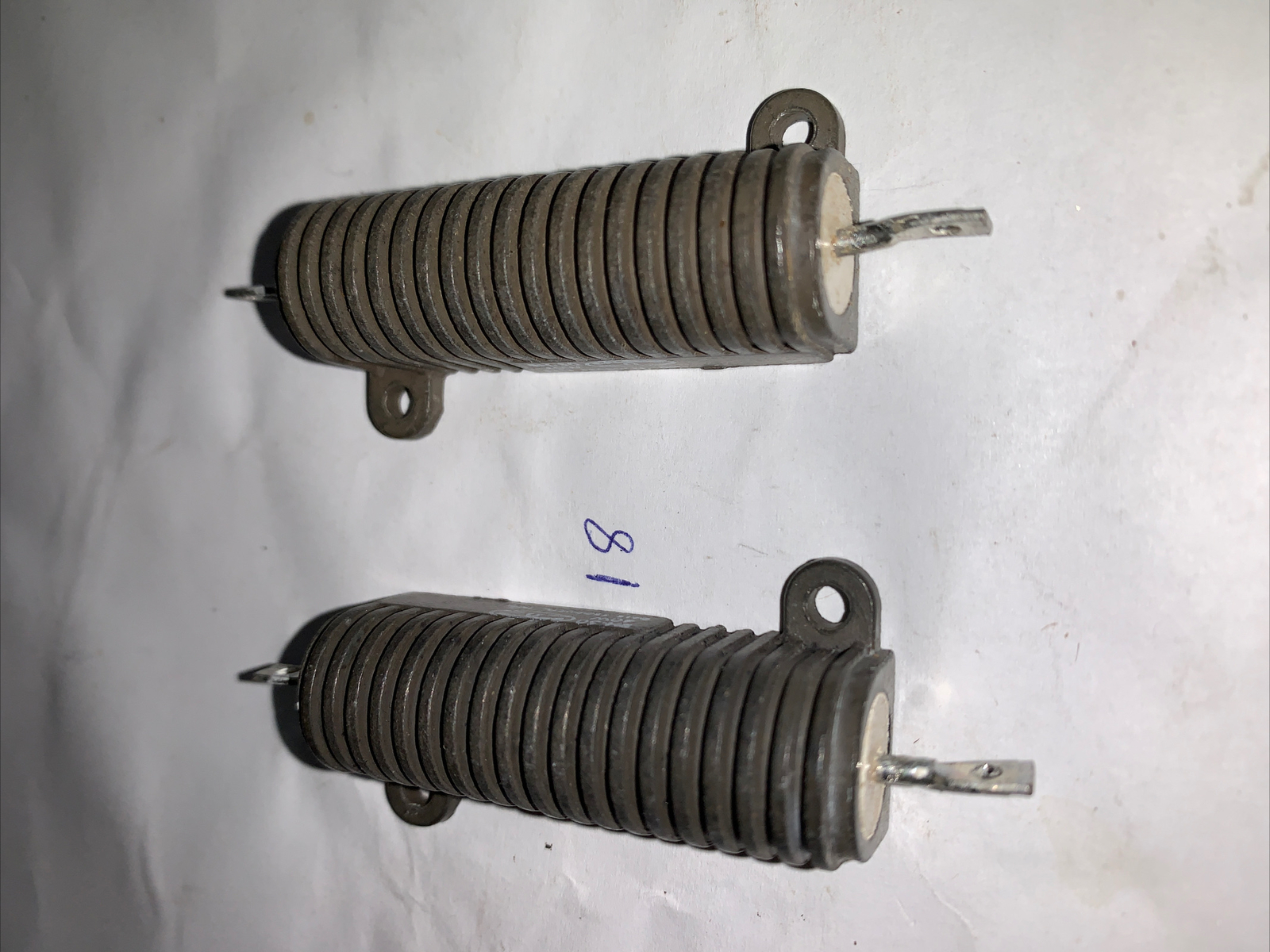 Dale wire wound 900 Ohm 40 Watt Black Resisters Quantity Of (2) *NEW*