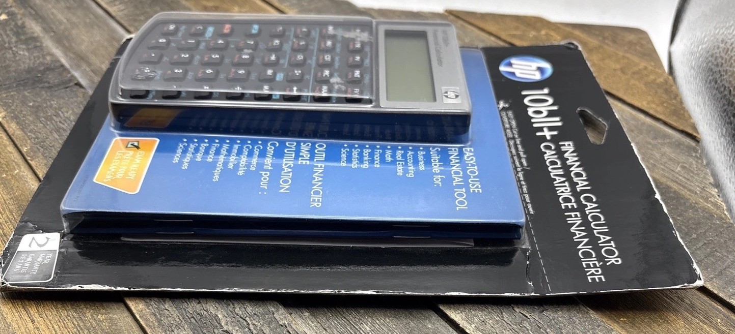 HP Hewlett Packard 10Bll+ Financial Calculator W/ Manual (Easy To Use) 2015*NIP