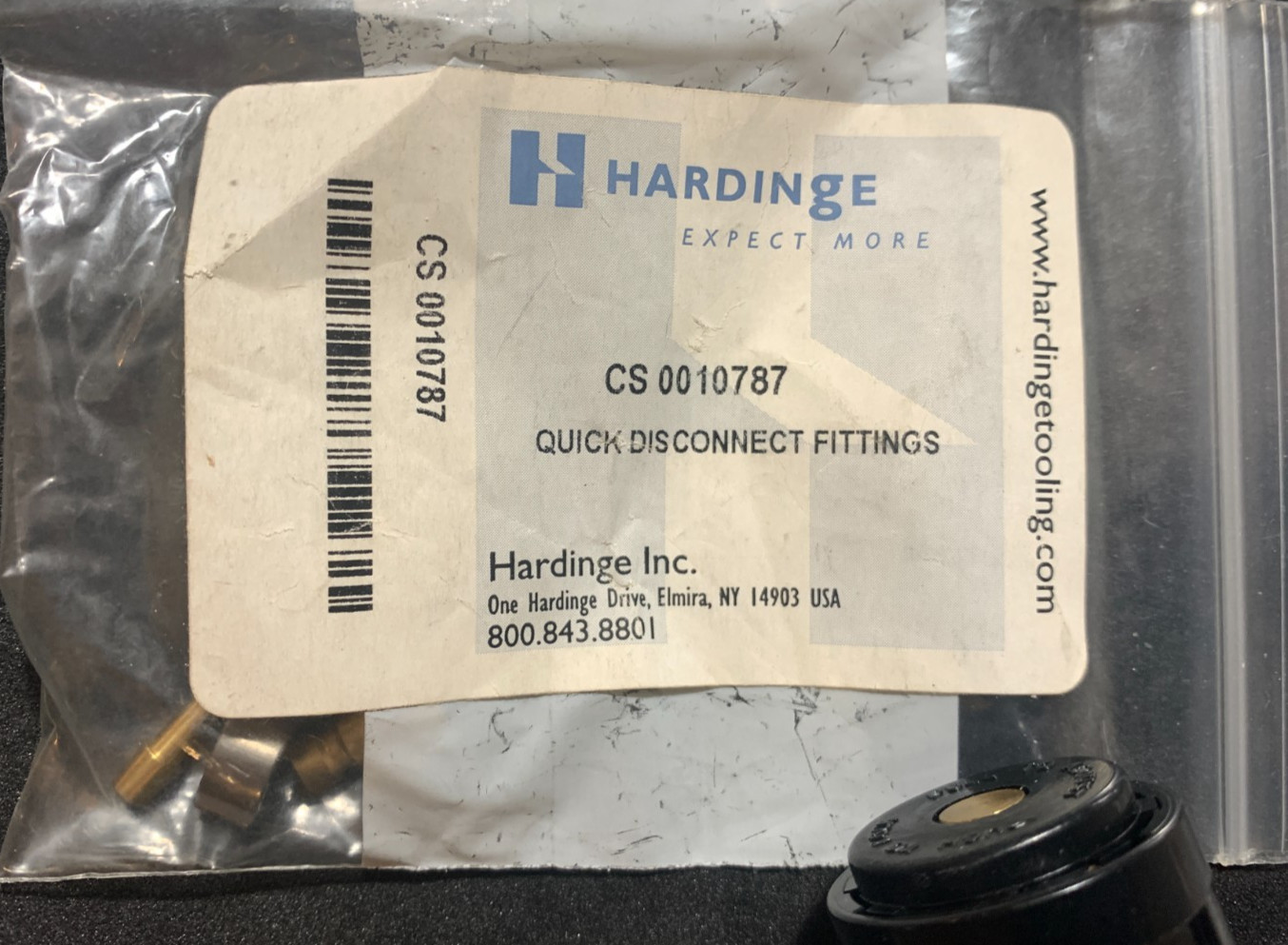 Hardinge LATHE DSM AIR-LUBE REGULATOR CONNECTORS FITTINGS ORIGINAL NEW OLD STOCK