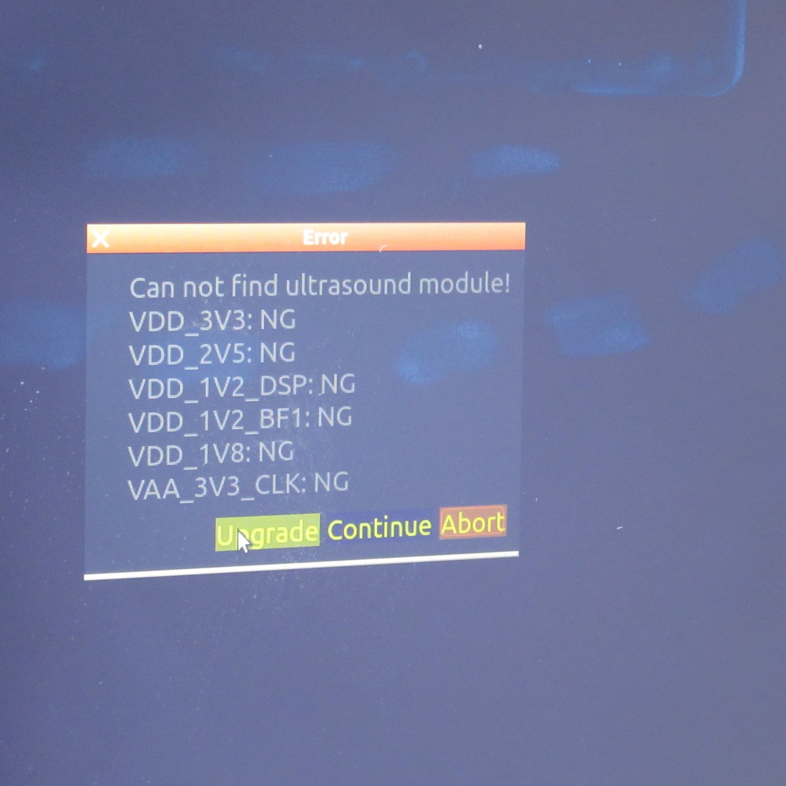 Edan Acclarix AX8 portable ultrasound *PARTS T12-D18