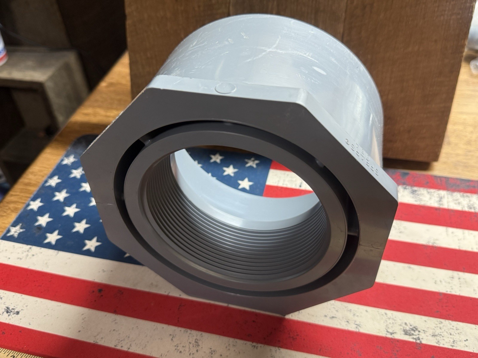 Spears 838-532C, 6” x 4” Sch80 CPVC Reducing Bushing Spigot x FPT, NEW Plumbing