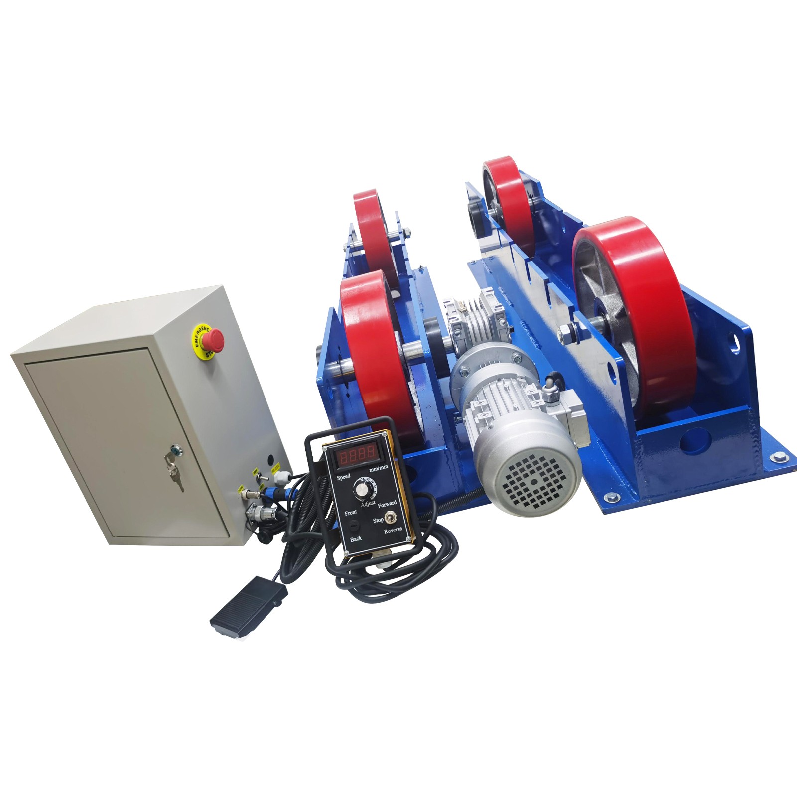 6600LB Tank Turning Welding Rolls Linkage Roller, Welder Rotator Positioner 220V