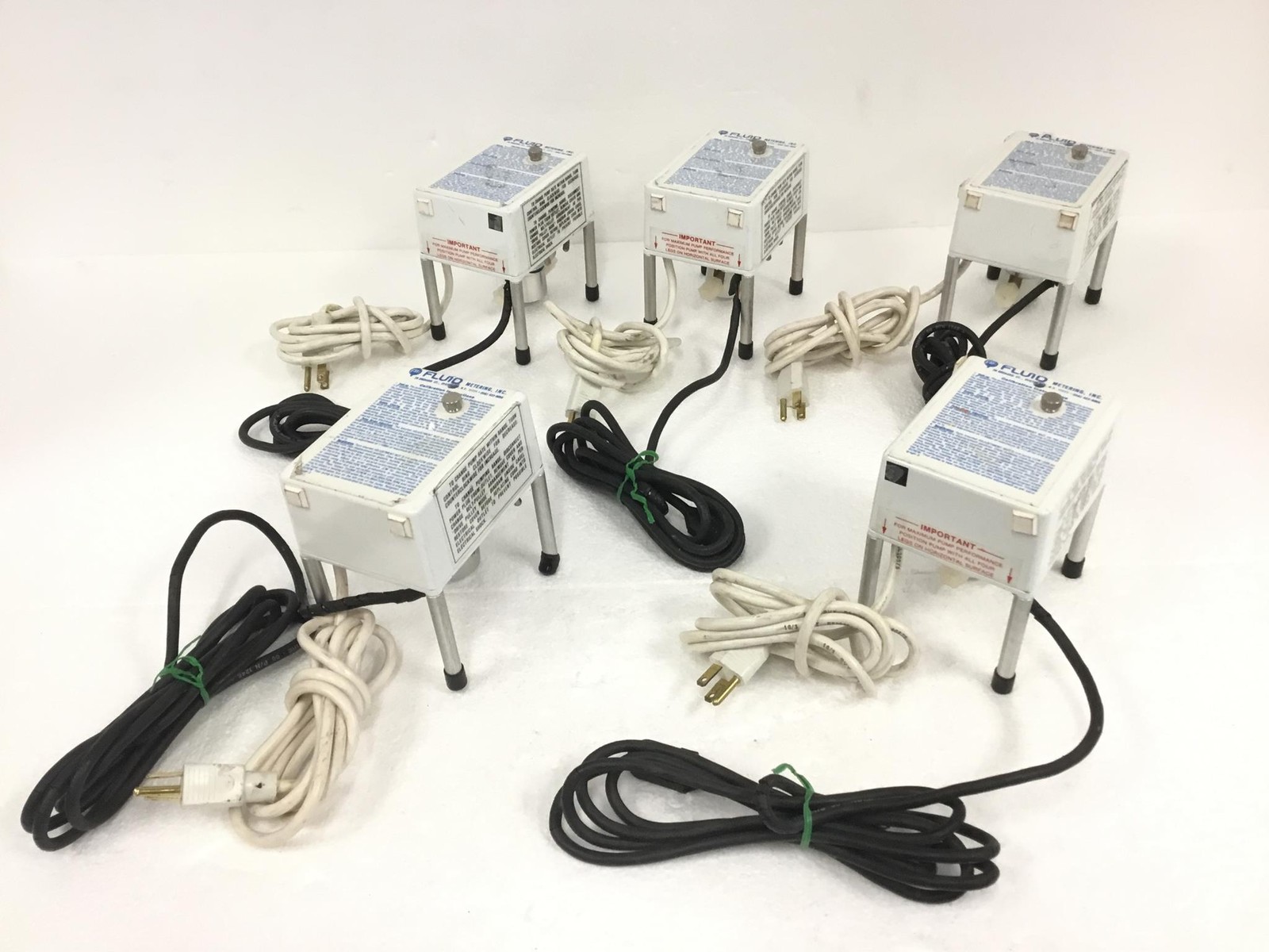 Fluid Metering FMI Micro II-Petter Low Flow Meter Pump 110V, 60Hz, WORKING