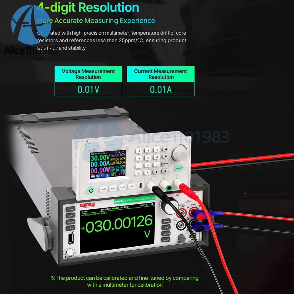 RD6030 RD6030W 60V 30A Digital Display Adjustable DC Regulated Power Supply