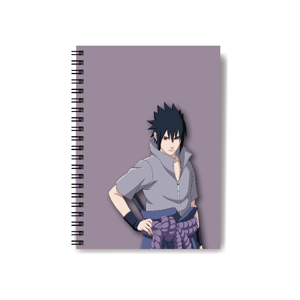 A5 Notebook Sidebind Anime Design Cardcover Book Lined Journal School Office
