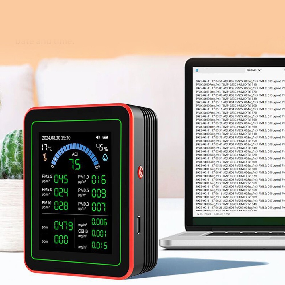 Easily Accessible Indoor Air Quality Monitoring Device for Everyday Use