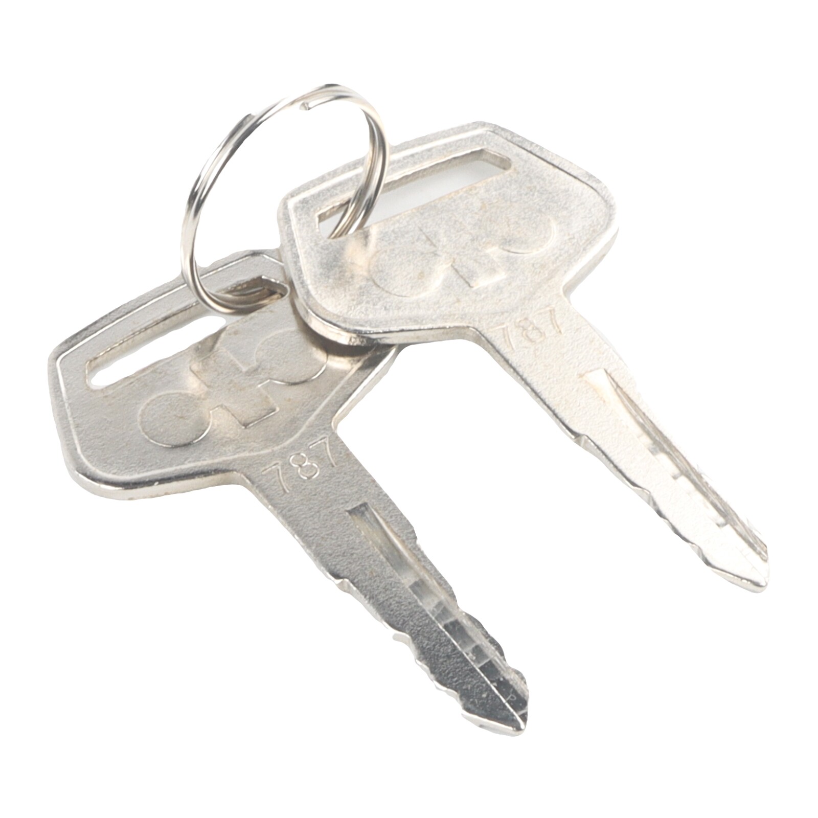 2PCS 787 Ignition Switch Keys for Komatsu Excavator PC200 PC210 PC220 PC240