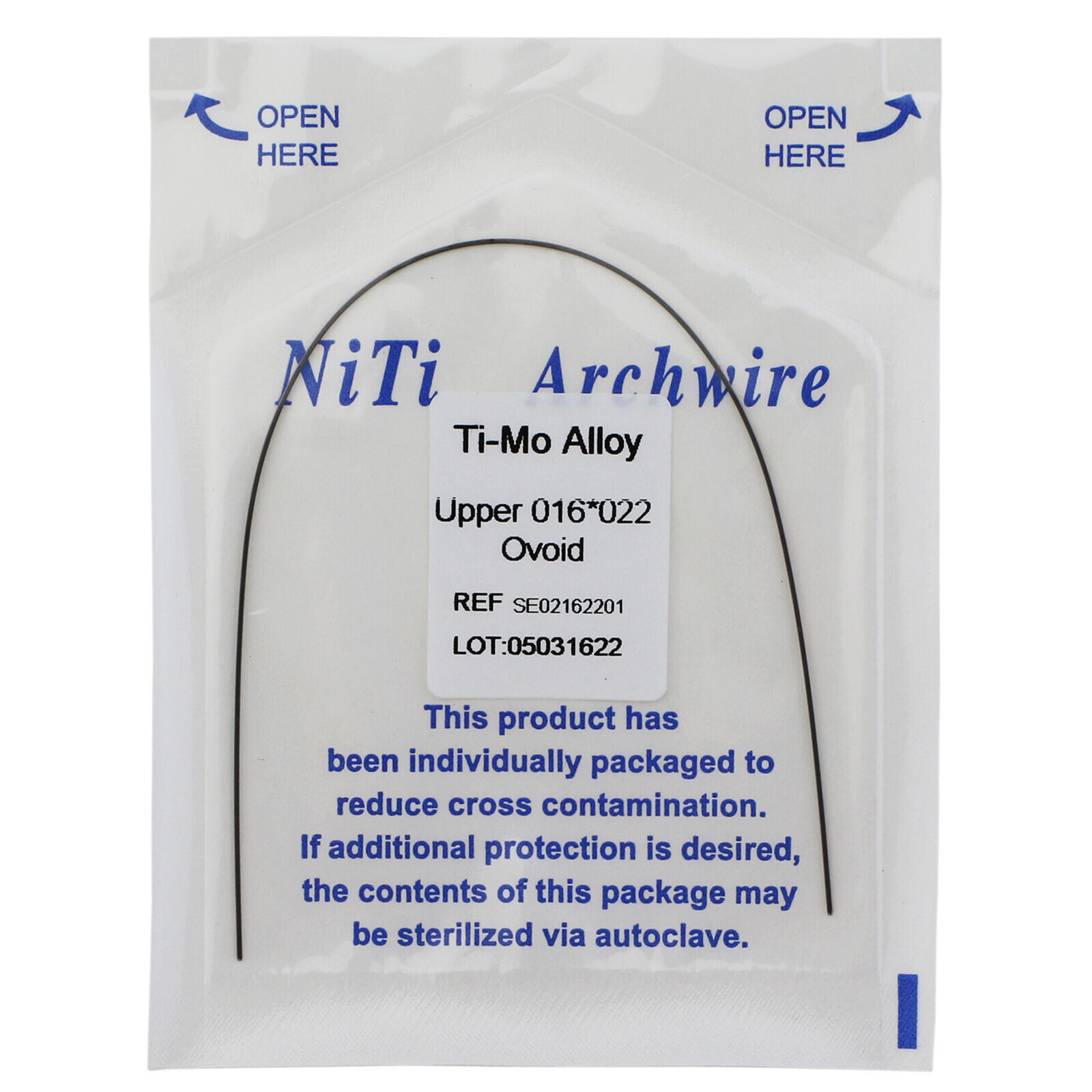 Dental TMA Molybdenum Beta Titanium Ti-Mo Alloy Arch Wire Rectangular/Round