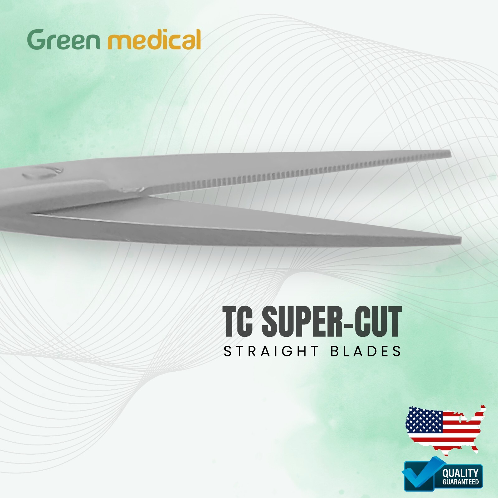 Supercut TC Iris Scissors 4.5″ Straight, Plastic Surgery Delicate Scissors