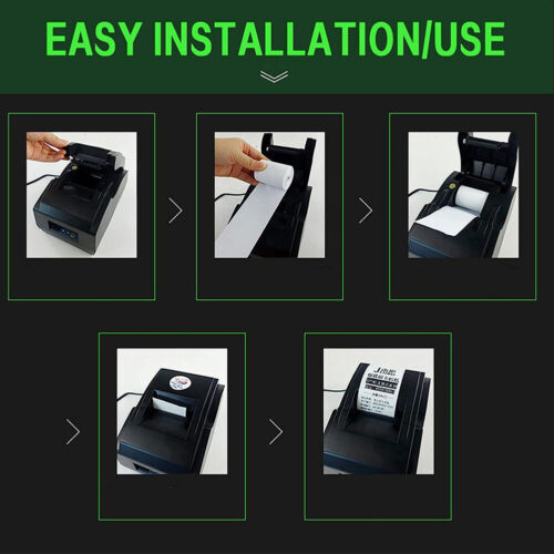 3-1/8″ x 230′ THERMAL POS RECEIPT PRINTER ROLL PAPER BPA FREE USA10 ROLLS