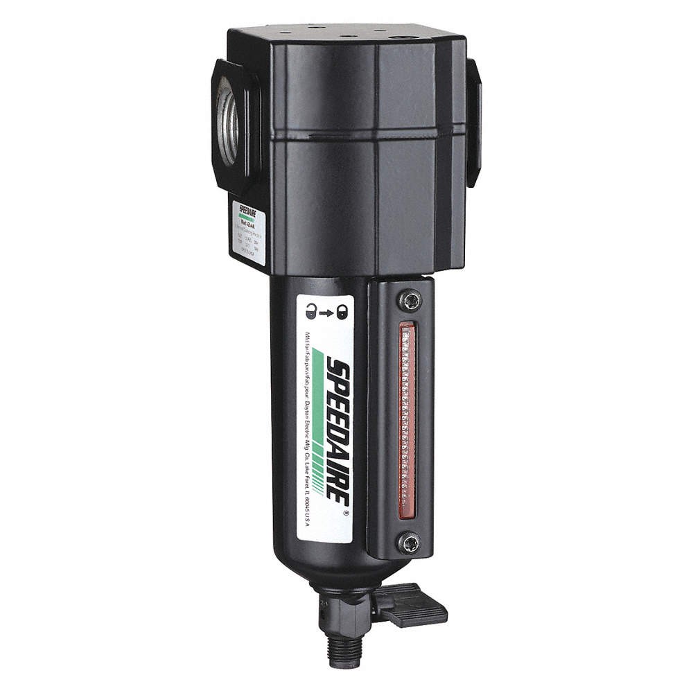 SPEEDAIRE 4ZL37 Filter,1/4″ NPT,55 cfm,5 micron 4ZL37