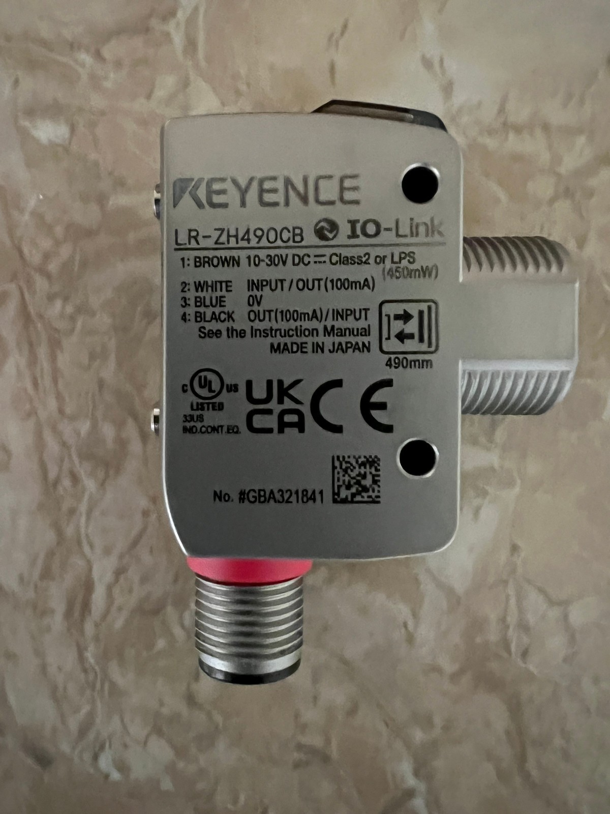 KEYENCE LR-ZH490CB LASER SENSOR