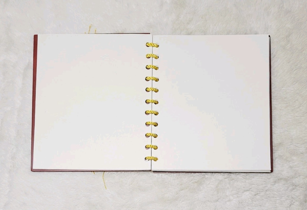 Rare Nemesis Now Heavy Thick Tile Gold Blank Spell Journal Book So Cool!