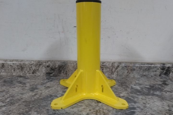 Oz Lifting Products OZPED2 3.05 In Mast Diameter 1000 Lb Cap Steel Mounting Base