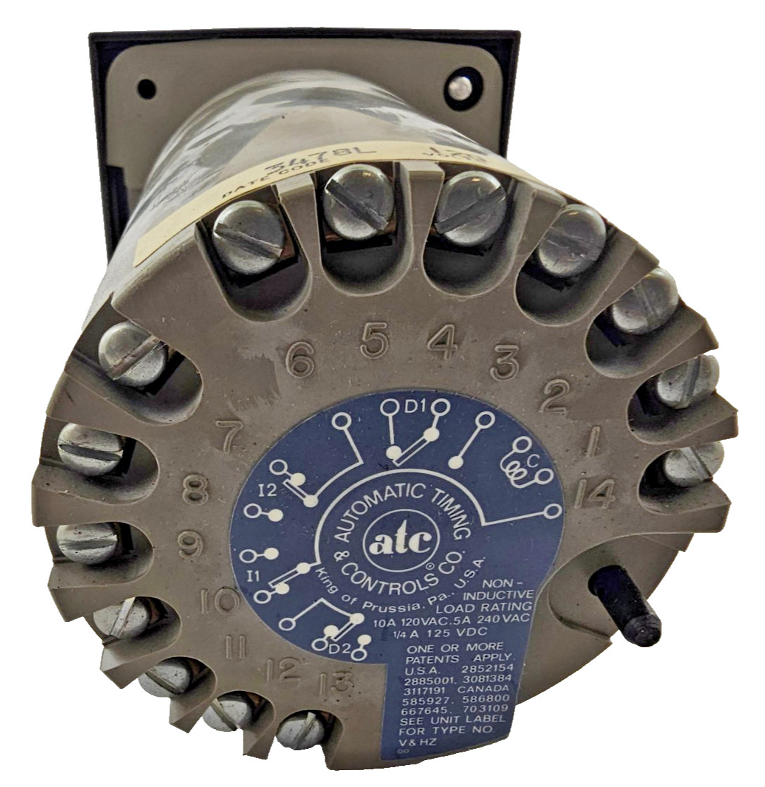 ATC 305E017A10PX Analog Electromechanical Timer 305E Delay Relay 0-60 Minute