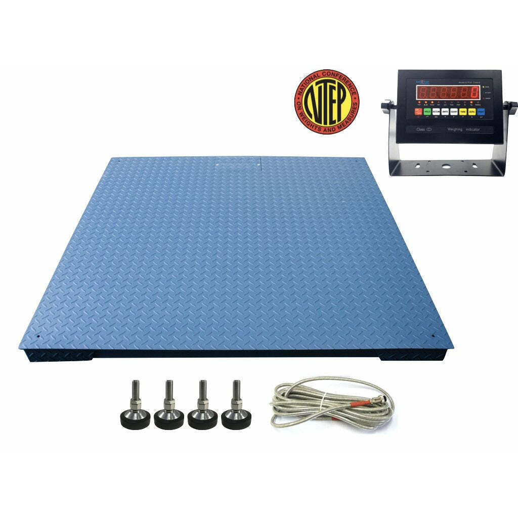 SL-800-3×3-1 36″ x 36″ (3’x3′) NTEP Legal For Trade Floor Scale 1000 lbx .2 lb