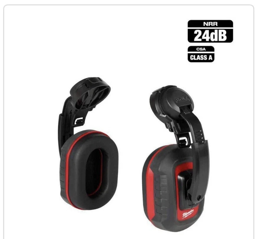 Milwaukee BOLT 24dB Earmuffs Hearing Protection Helmet Mount 48-73-3250