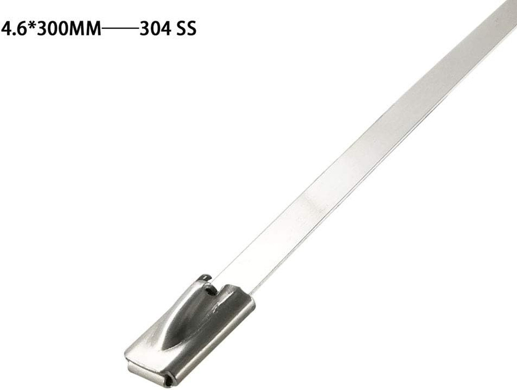 Metal Zip Ties Stainless Steel Cable Tie 11.8 Inch Extra Heavy Duty