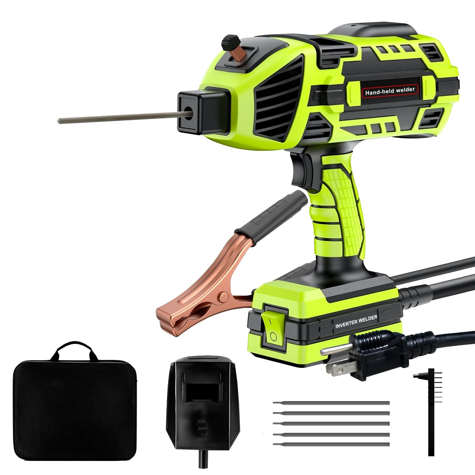 YesRight 110V Handheld ARC Welder 120Amp with IGBT Inverter & Digital Display