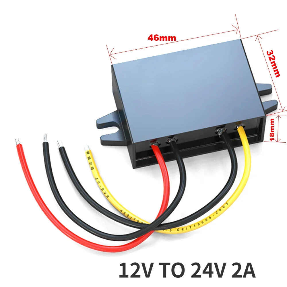 DC 12V to 24V Step Up Boost Converter 1A 3A 5A 10A 15A 20A 30A Power Supply Car