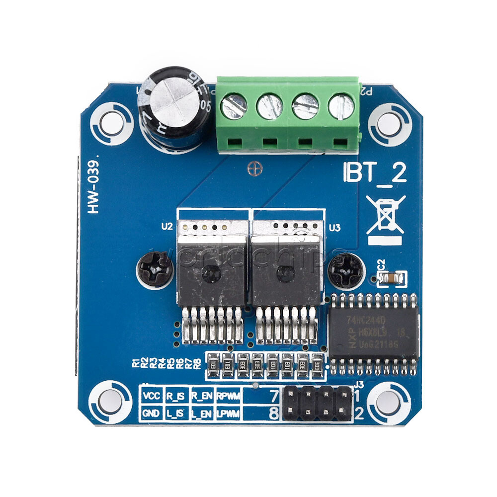 Semiconductor BTS7960B Motor Driver 43A H-Bridge Drive PWM For Arduino