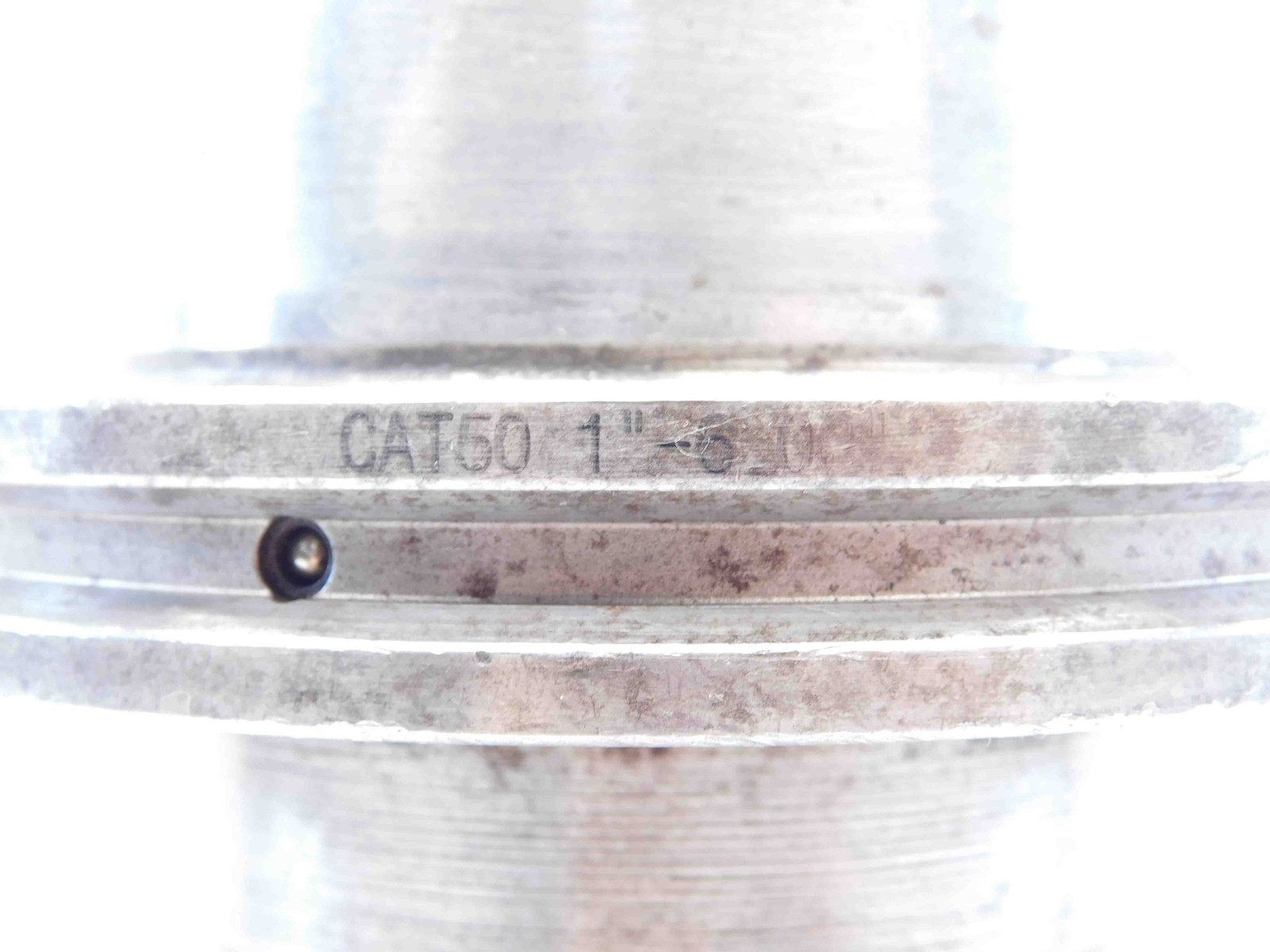 CAT50 1″ PILOT O.D. 3/8 KEY FACE / SHELL MILL TOOL HOLDER COOLANT EXTENDED 1.0