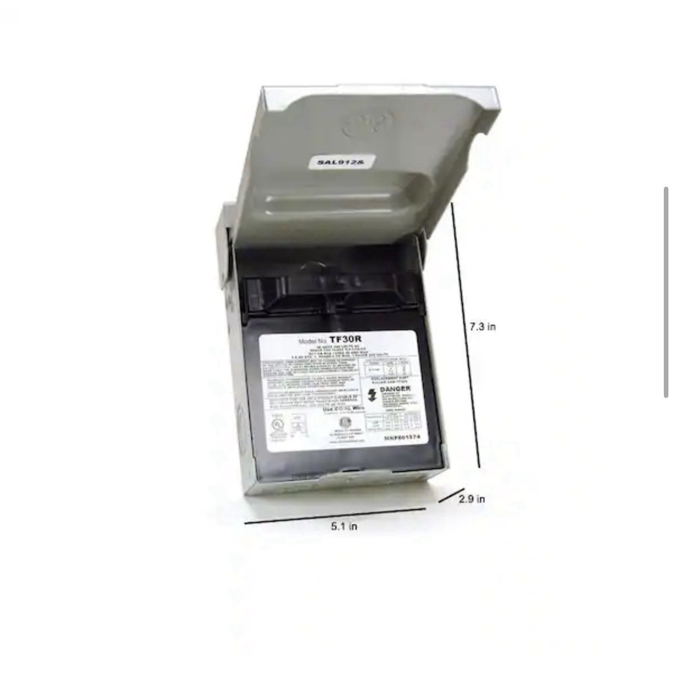GE 30-Amp 120/240-Volt Fused AC Disconnect TF30RCP