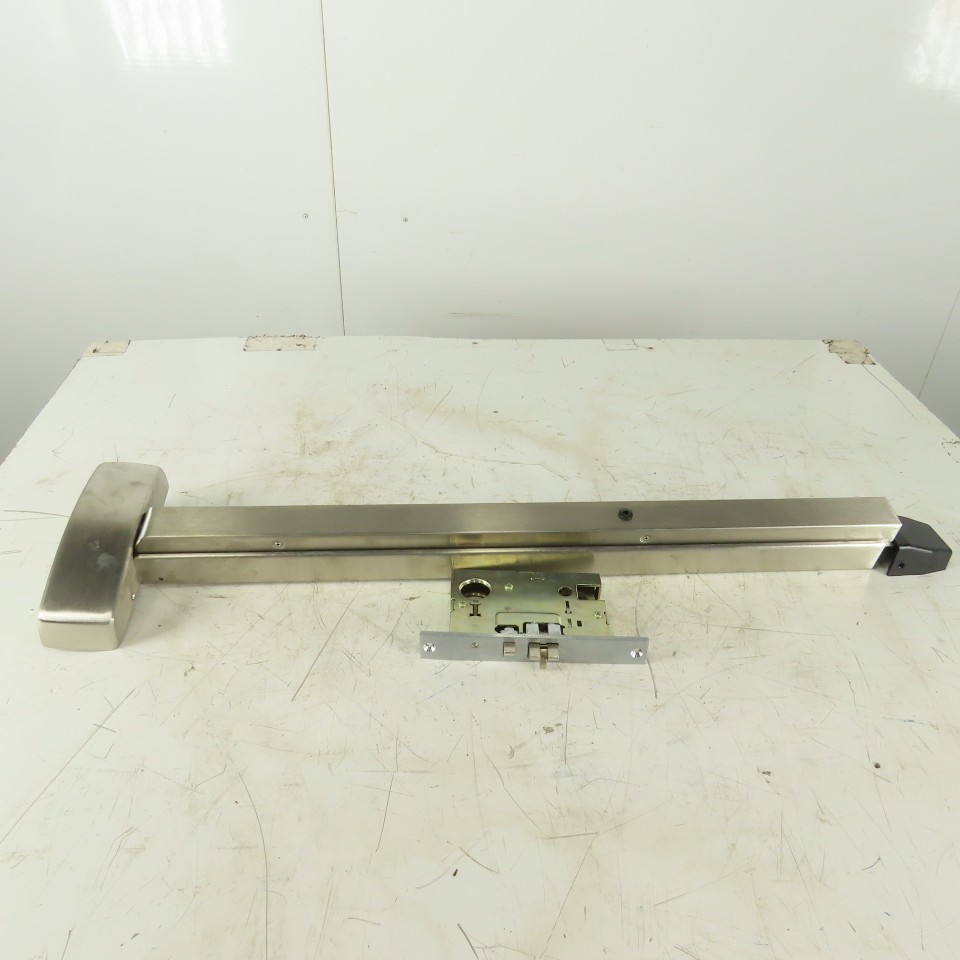 Arrow S3900 Right Handed Push Bar Exit Device Stainless Steel 30″