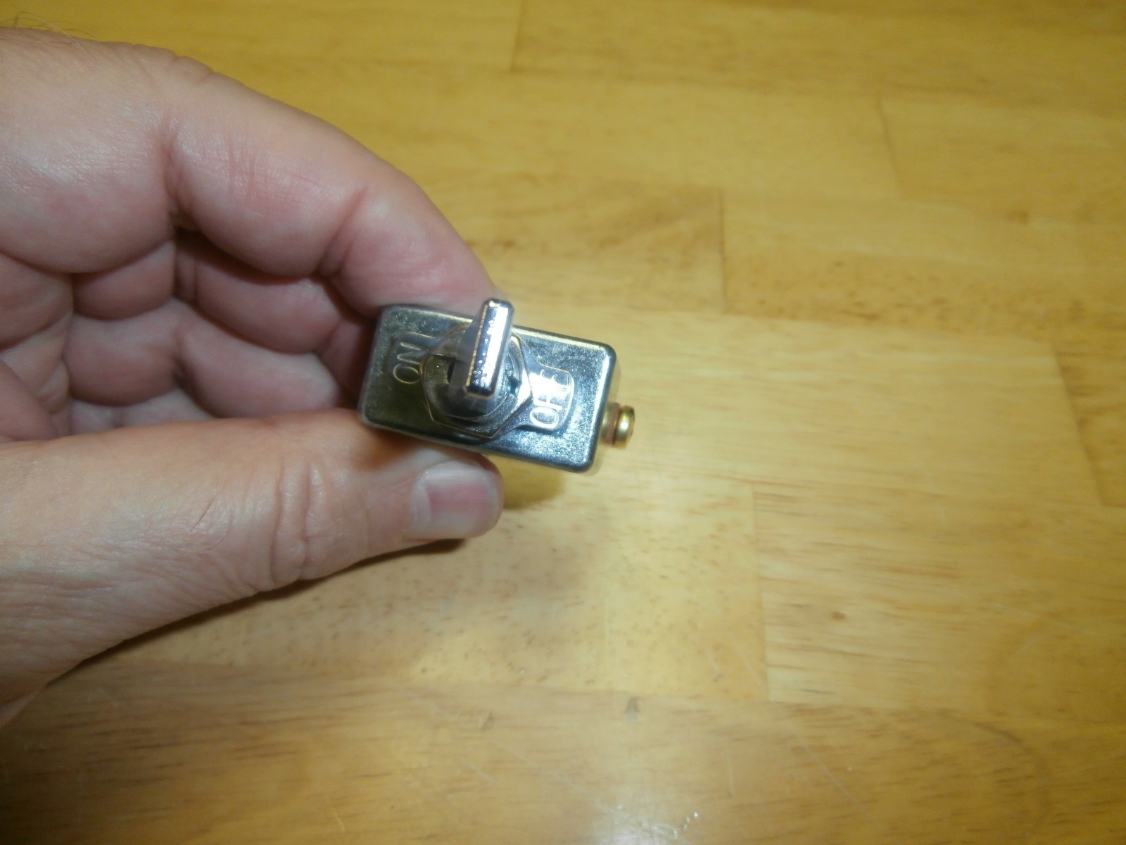 50Amp 12VDC SPST ON/OFF Chrome Automotive/Marine Toggle Switch Philmore 30-12245