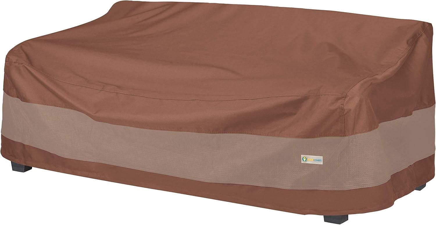 Duck Covers Ultimate Waterproof 79W x 37"D x 35"H, Mocha Cappuccino