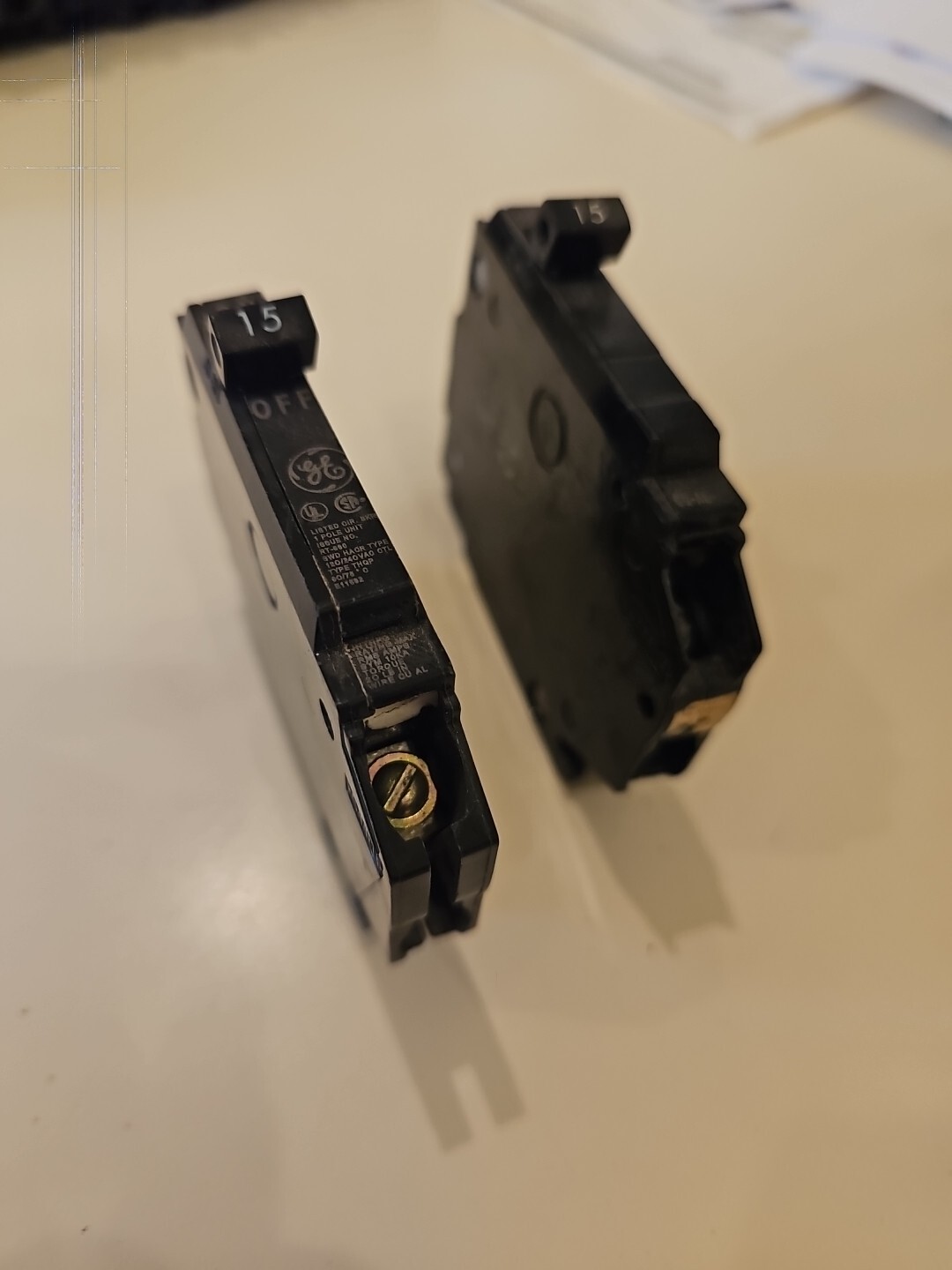 GE THQP115 15A 120V 1 POLE TYPE TQP CIRCUIT BREAKER – Tested!