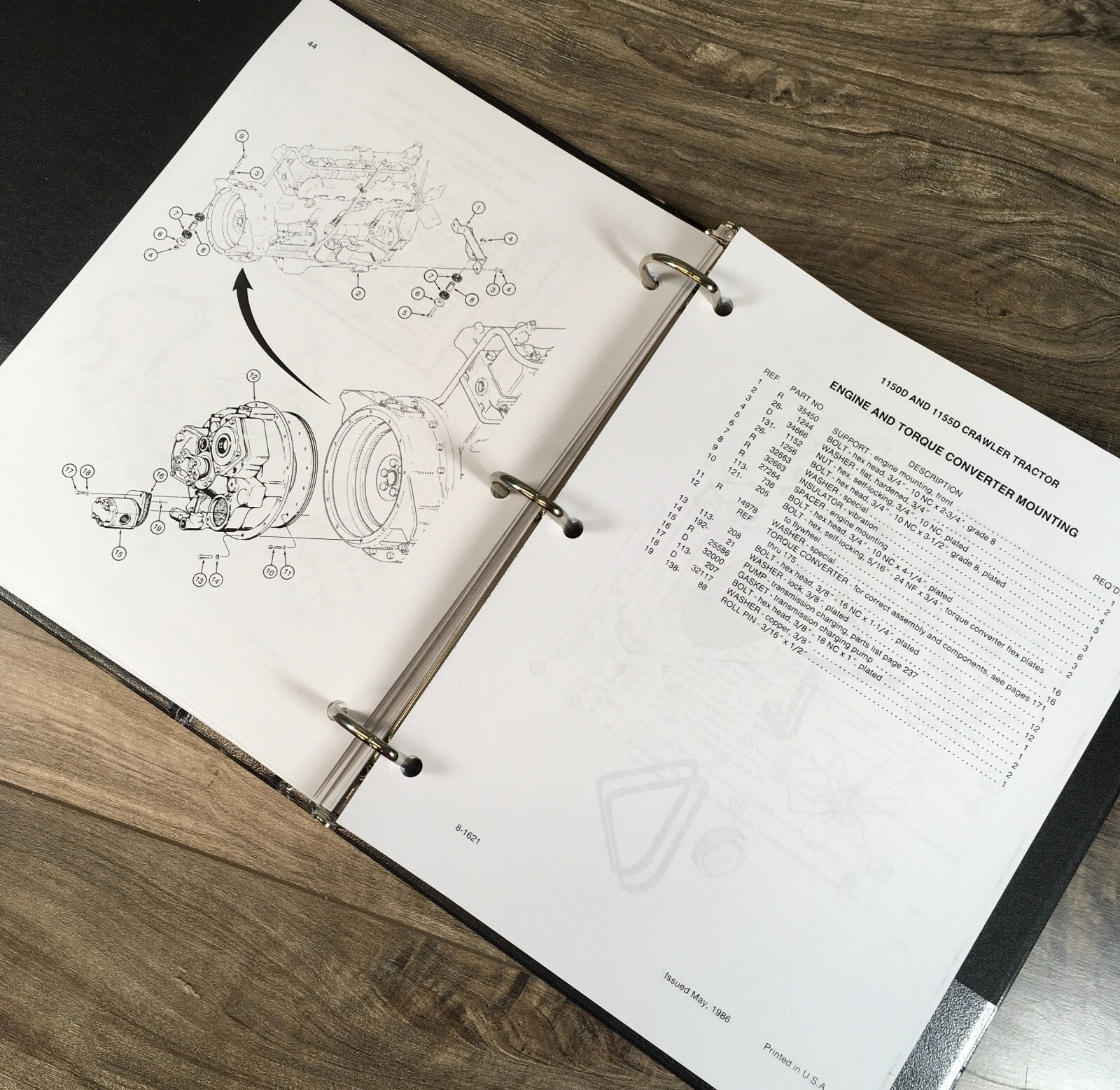 Case 1150D 1155D Crawler Dozer Loader Service Manual Parts Catalog Operators Set