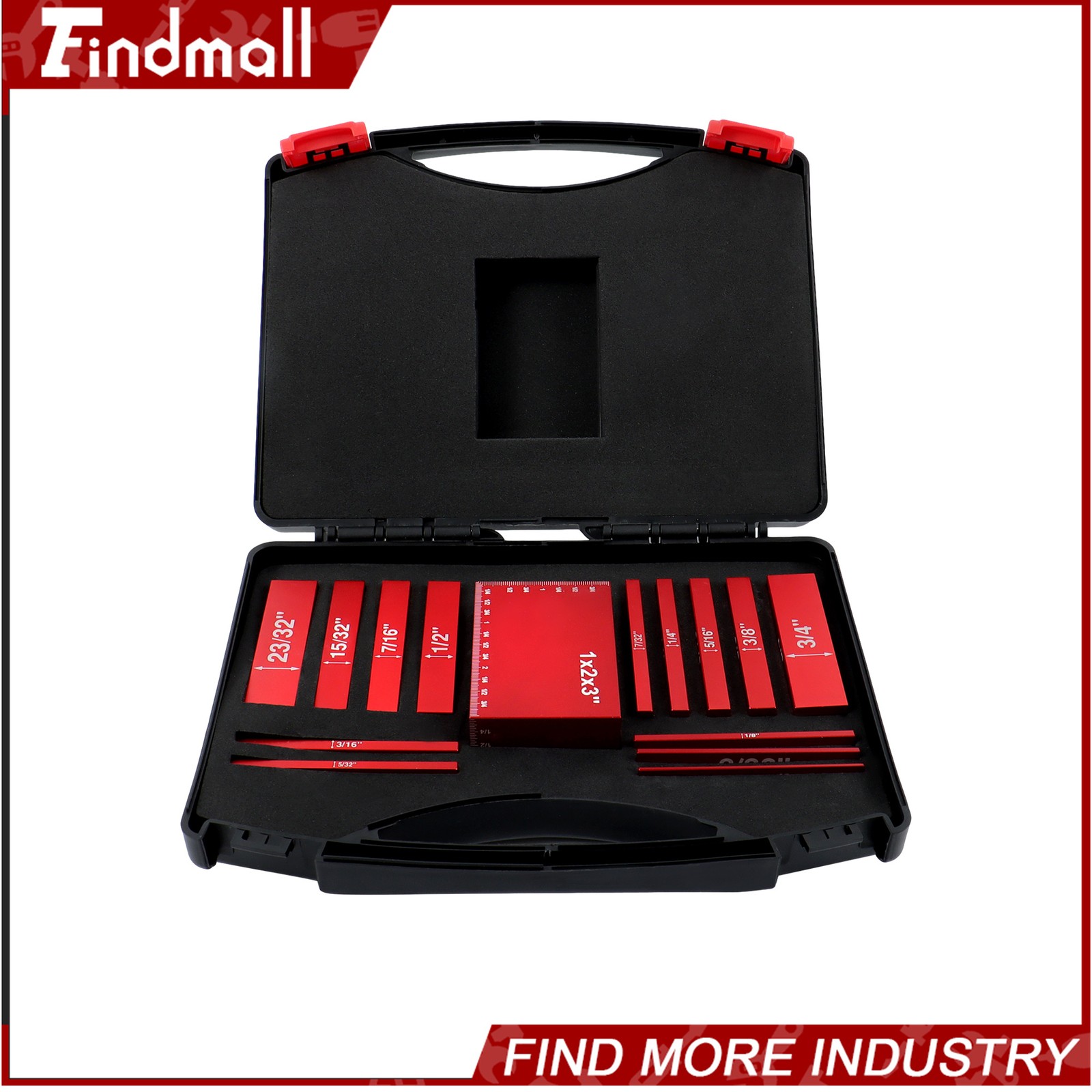 Findmall 15 Pack Setup Bars Woodworking Bench Saw Measuring Blocks Aluminum