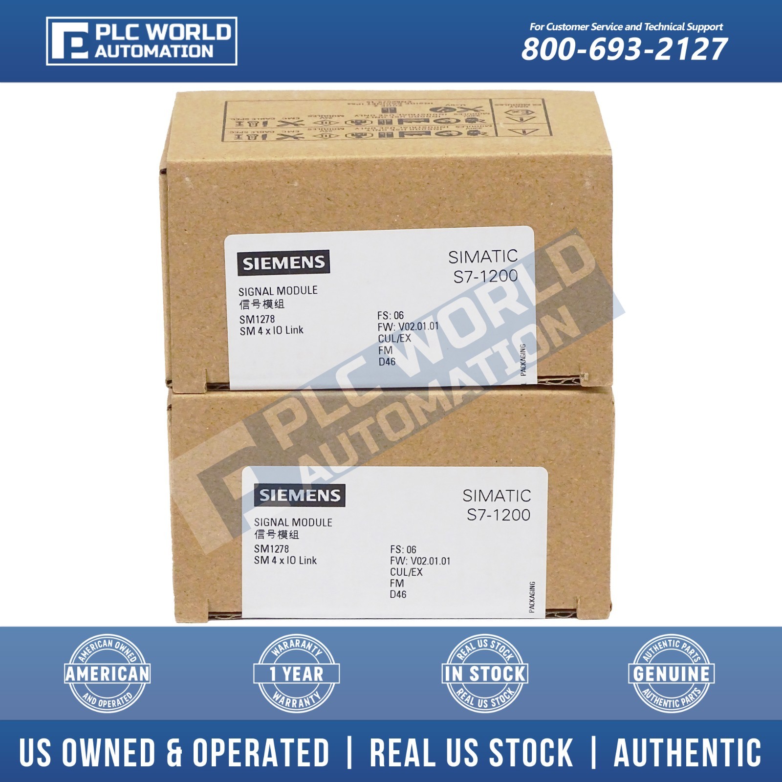 2022 New Sealed Siemens 6ES7278-4BD32-0XB0 | 6ES7 278-4BD32-0XB0 SM1278 Module