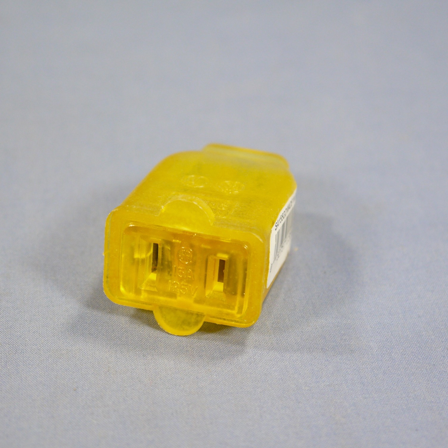 Cooper SA155GD Gold 1-15R Connector Cord End 15A 125V Non-Grounding Polarized