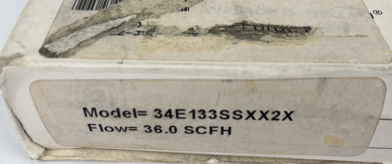 WALLACE TIERNAN, PURGE METER, 34E0133SSXX2X, 36.0 SCFH, FLOW MEASUREMENT, NEW