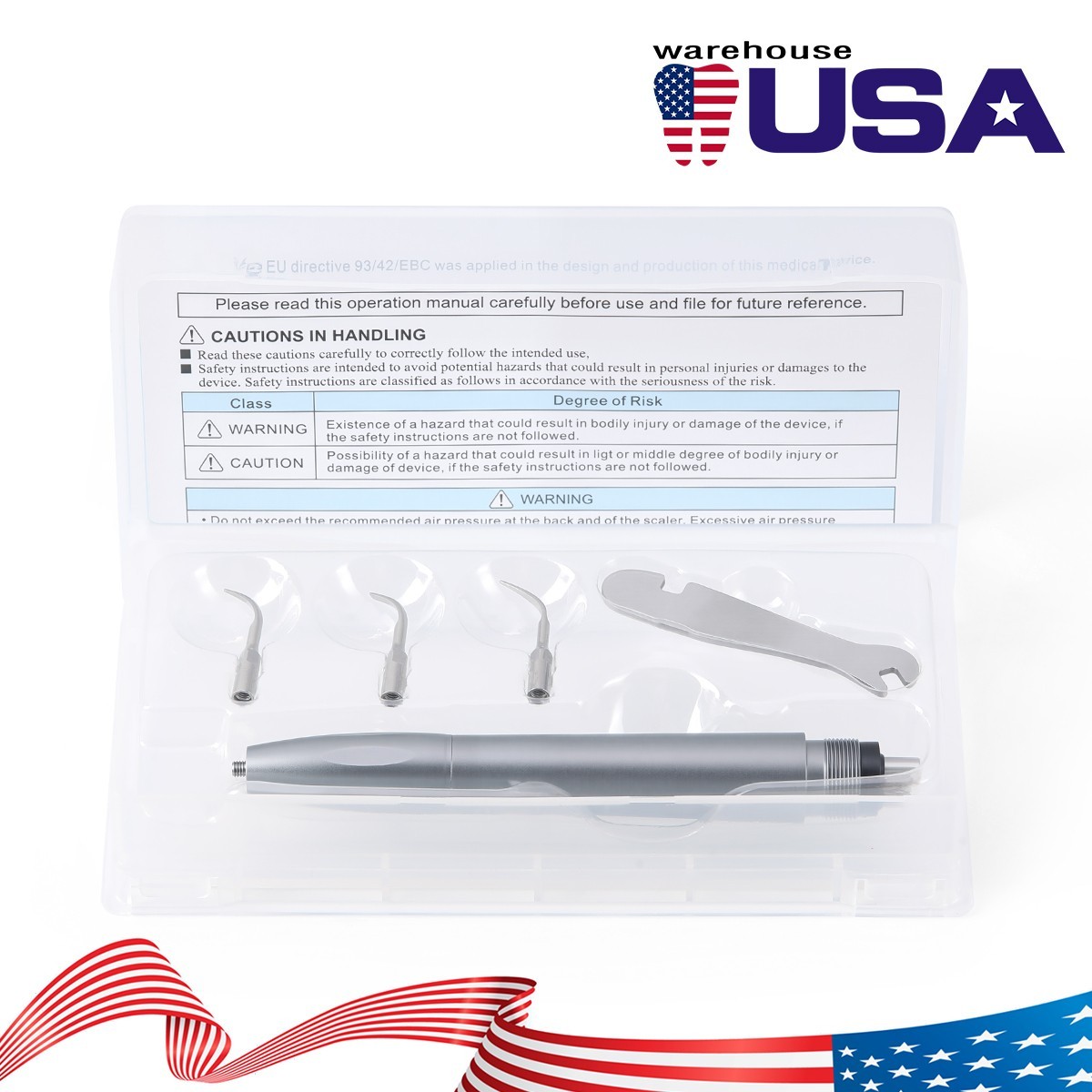 Dental Ultrasonic Air Perio Scaler Handpiece Hygienist Cavitron 2 Hole/4 Hole