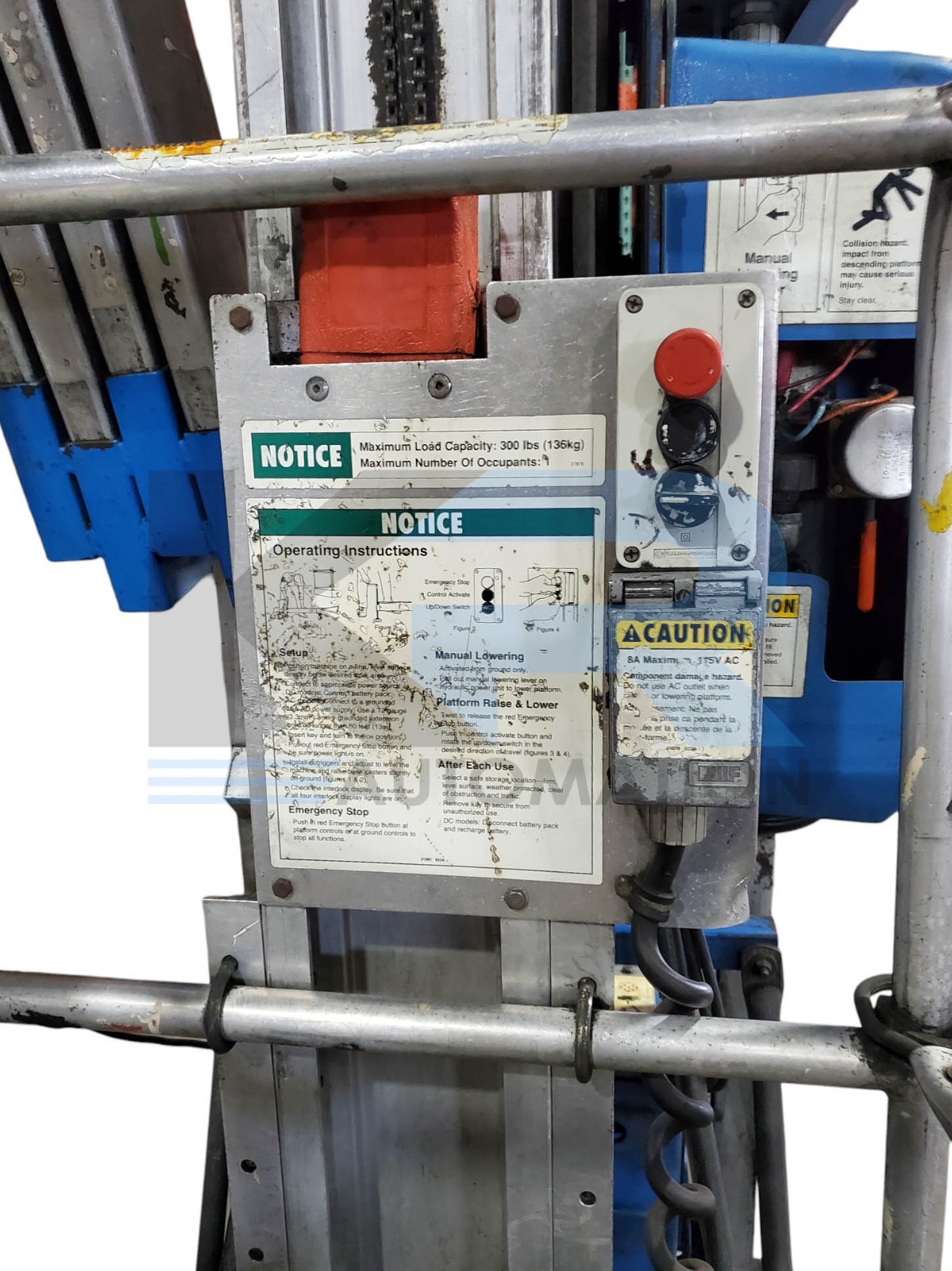 Genie Industries AWP-30 Aerial Work Platforms 30Ft Platform Ht 300Lb Wt Cap