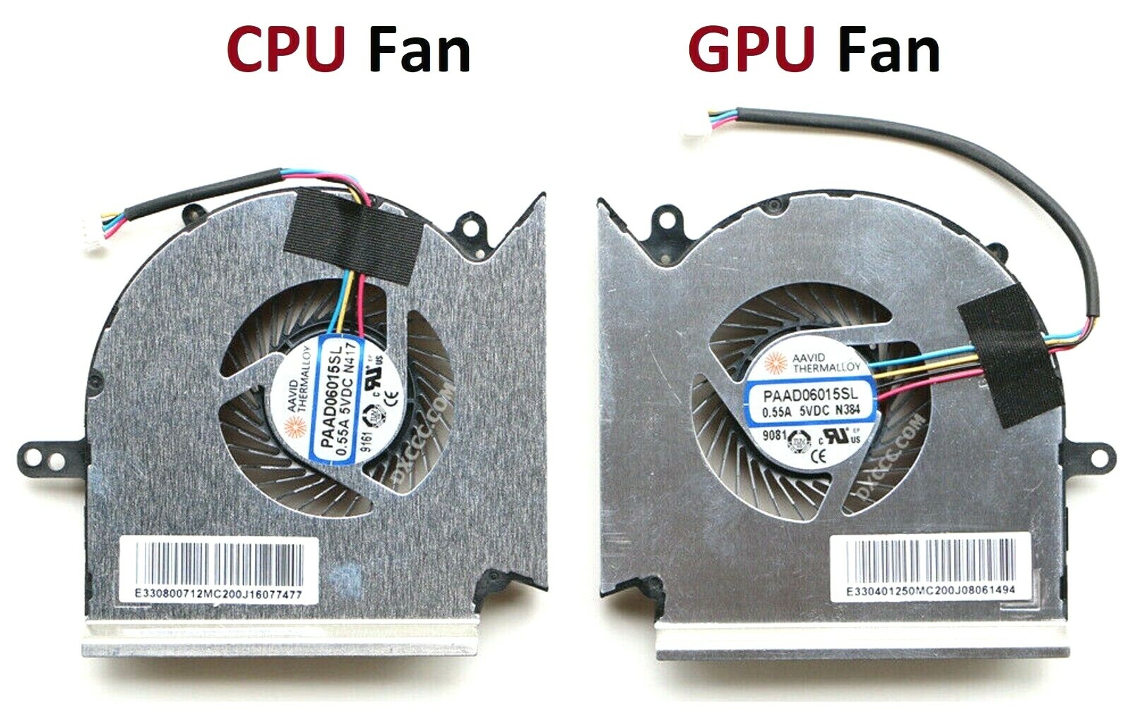 New MSI GP63 Leopard 8RD MS-16P5 MS-16P6 CPU + GPU Cooling Fan #