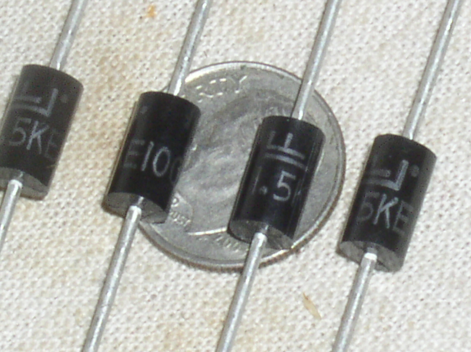 4 LITTELFUSE 1.5KE100CA TRANSORB 95V TVS VOLTAGE SURGE BI-DIRECTIONAL DIODE USA